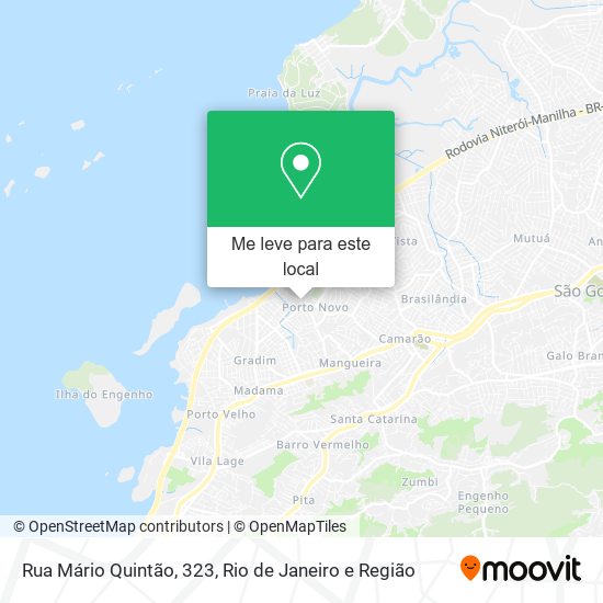 Rua Mário Quintão, 323 mapa