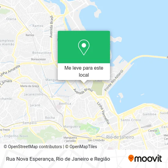 Rua Nova Esperança mapa