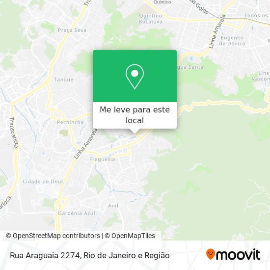 Rua Araguaia 2274 mapa