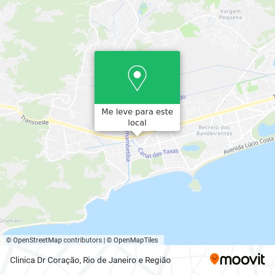 Clinica Dr Coração mapa