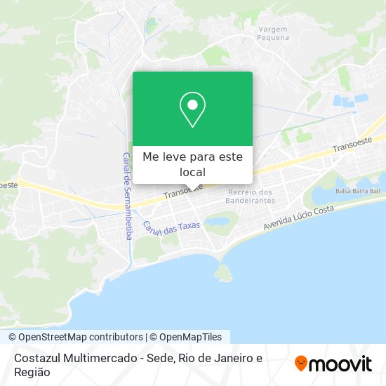 Costazul Multimercado - Sede mapa
