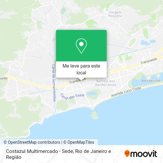 Costazul Multimercado - Sede mapa