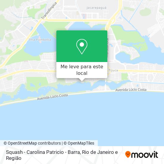Squash - Carolina Patricio - Barra mapa