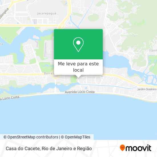Casa do Cacete mapa