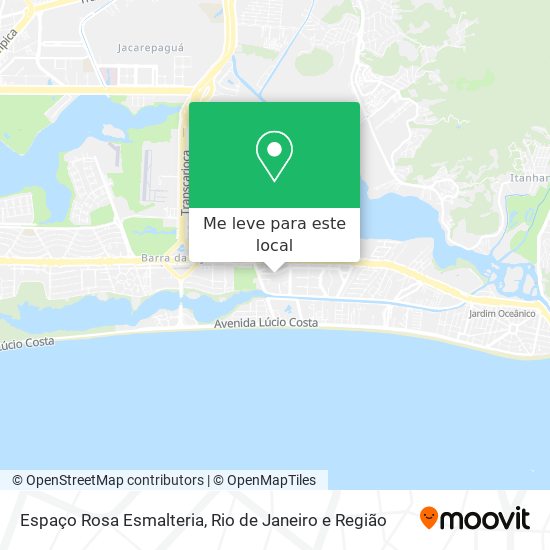 Espaço Rosa Esmalteria mapa