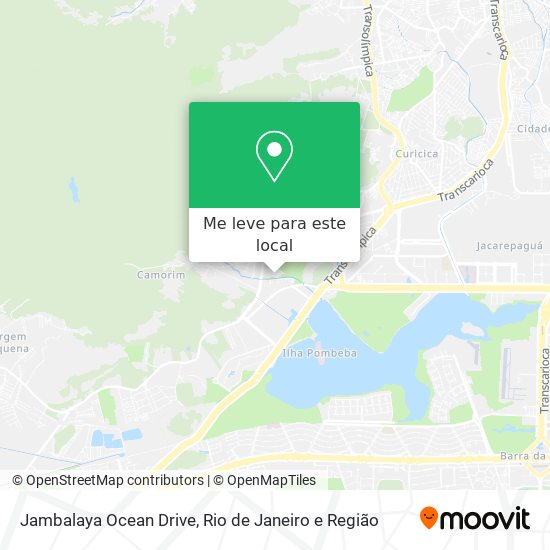 Jambalaya Ocean Drive mapa