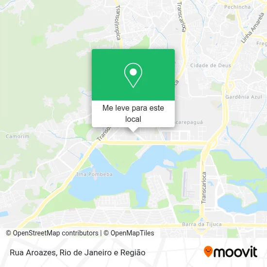 Rua Aroazes mapa