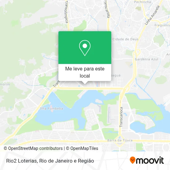 Rio2 Loterias mapa