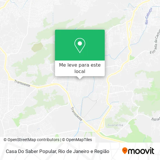 Casa Do Saber Popular mapa