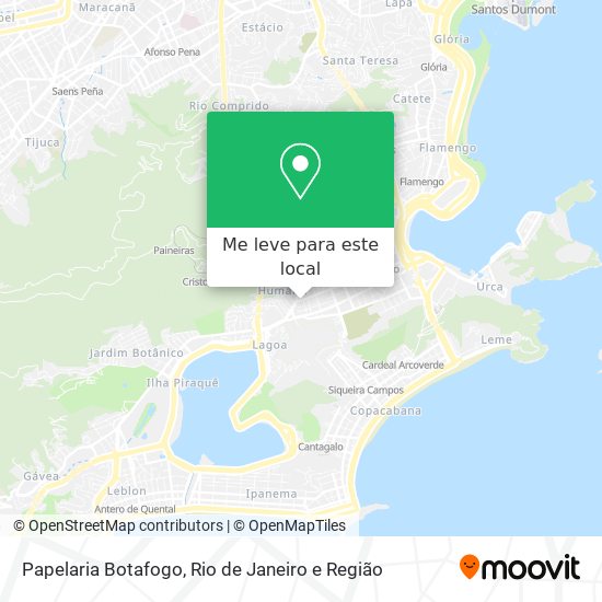 Papelaria Botafogo mapa