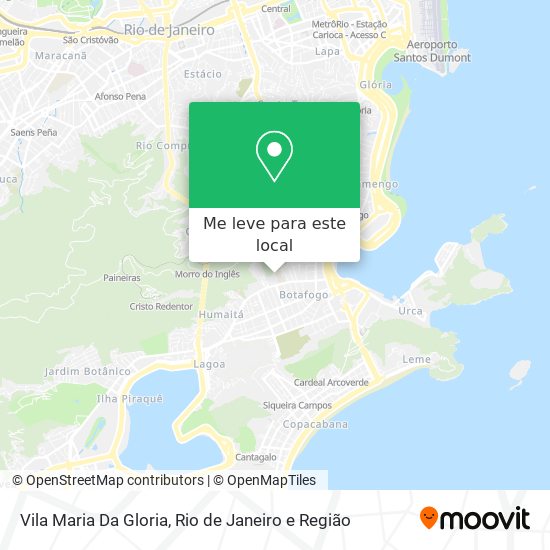 Vila Maria Da Gloria mapa