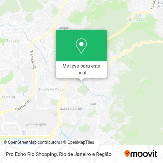 Pro Echo Rio Shopping mapa