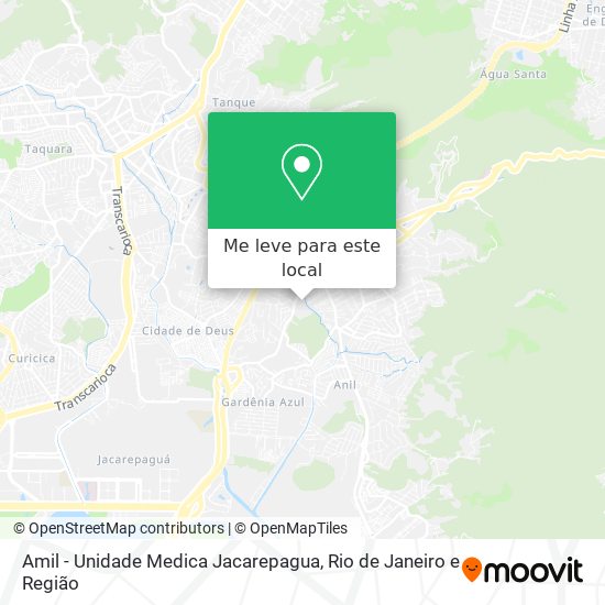 Amil - Unidade Medica Jacarepagua mapa