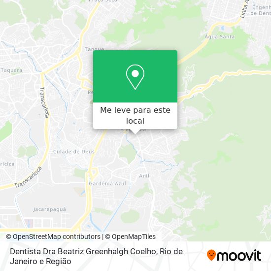 Dentista Dra Beatriz Greenhalgh Coelho mapa