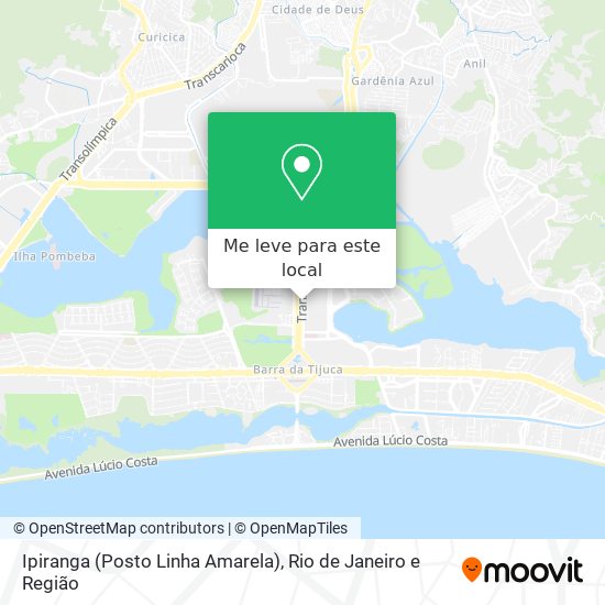 Ipiranga (Posto Linha Amarela) mapa
