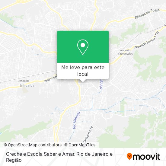 Creche e Escola Saber e Amar mapa