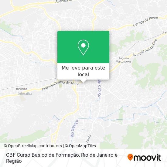 CBF Curso Basico de Formação mapa