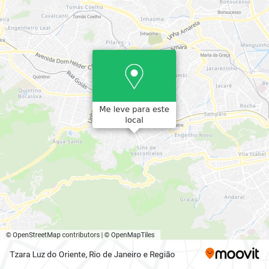 Tzara Luz do Oriente mapa