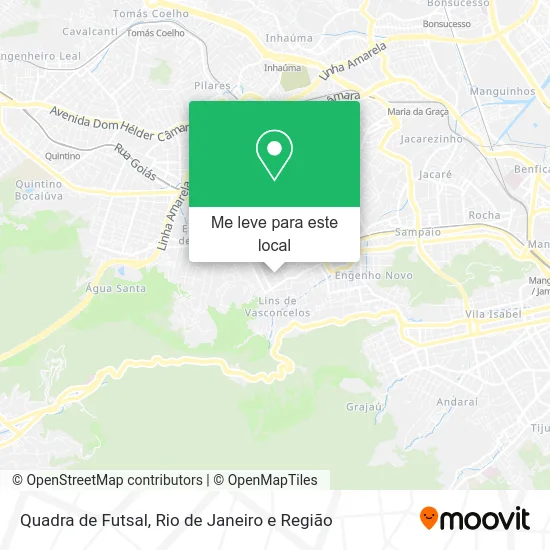Quadra de Futsal mapa