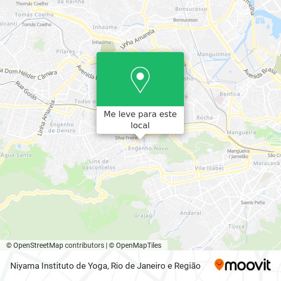 Niyama Instituto de Yoga mapa