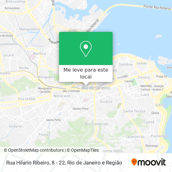 Rua Hilario Ribeiro, 8 - 22 mapa