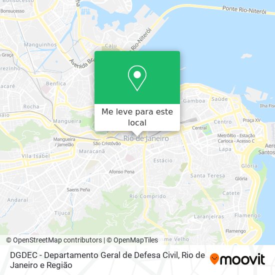DGDEC - Departamento Geral de Defesa Civil mapa