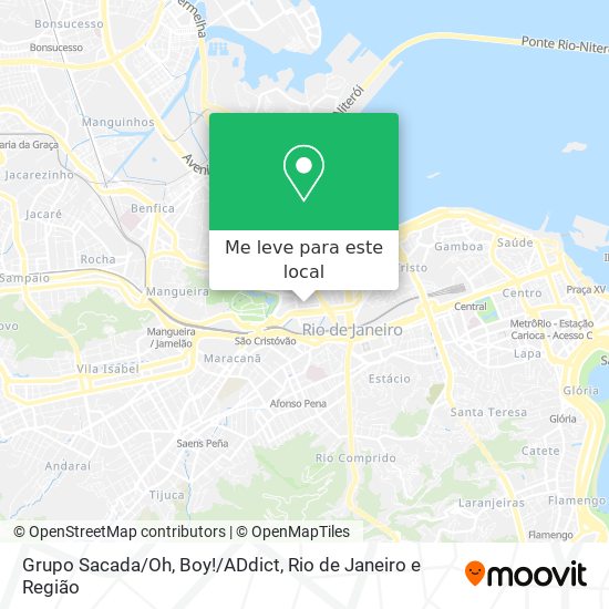 Grupo Sacada/Oh, Boy!/ADdict mapa