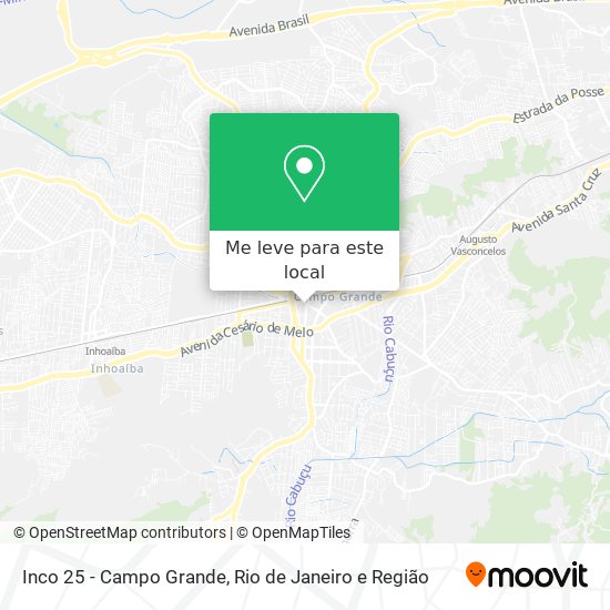 Inco 25 - Campo Grande mapa