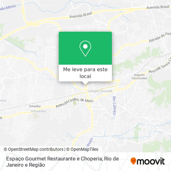 Espaço Gourmet Restaurante e Choperia mapa