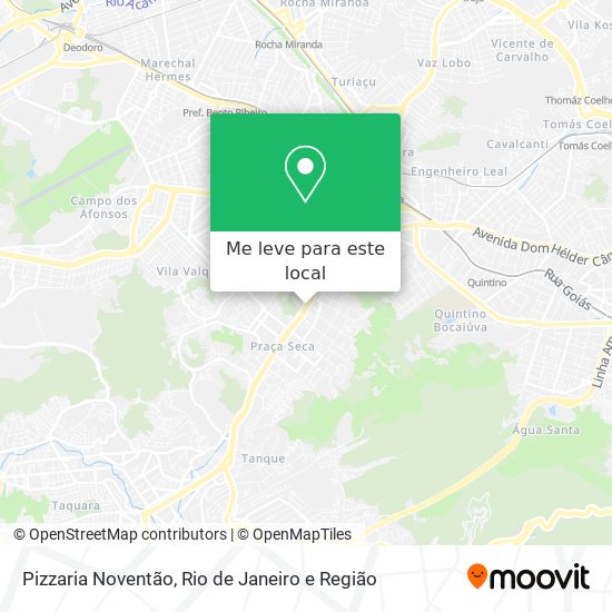 Pizzaria Noventão mapa