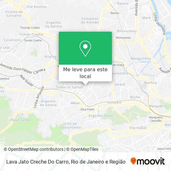 Lava Jato Creche Do Carro mapa