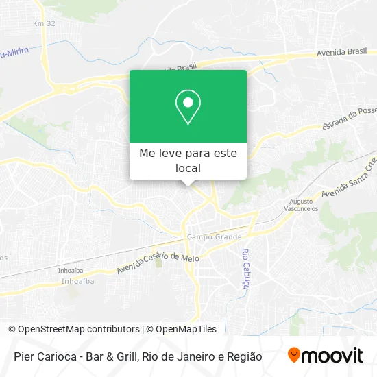 Pier Carioca - Bar & Grill mapa