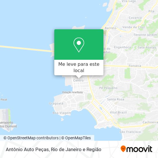 Antônio Auto Peças mapa