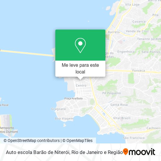 Auto escola Barão de Niterói mapa