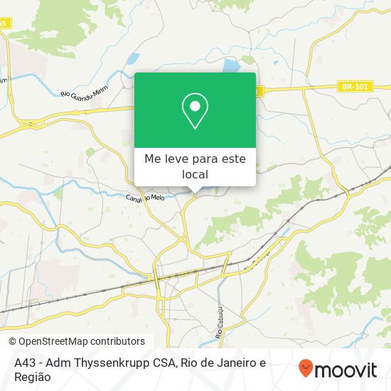 A43 - Adm Thyssenkrupp CSA mapa