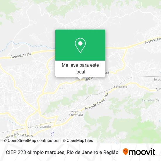 CIEP 223 olimpio marques mapa