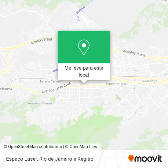 Espaço Laser mapa
