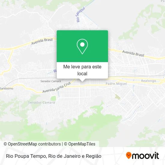 Rio Poupa Tempo mapa