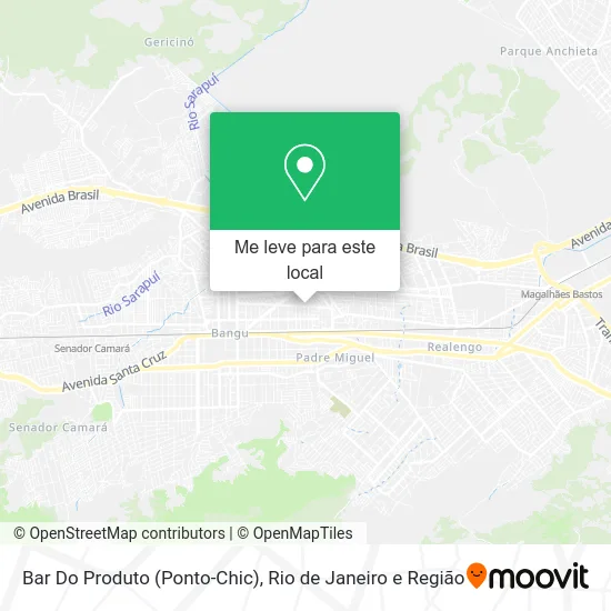 Bar Do Produto (Ponto-Chic) mapa
