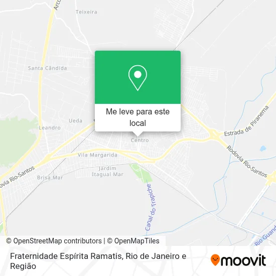 Fraternidade Espírita Ramatis mapa