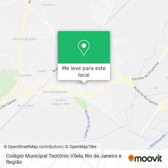 Colégio Municipal Teotônio Vilela mapa