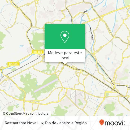 Restaurante Nova Lux mapa
