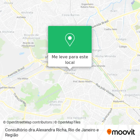 Consultório dra.Alexandra Richa mapa