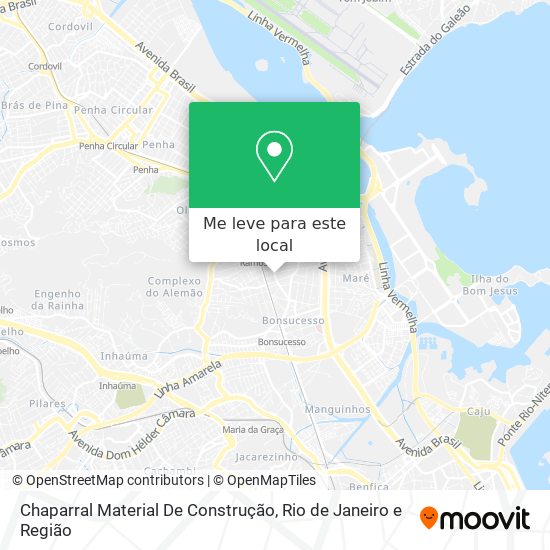 Chaparral Material De Construção mapa