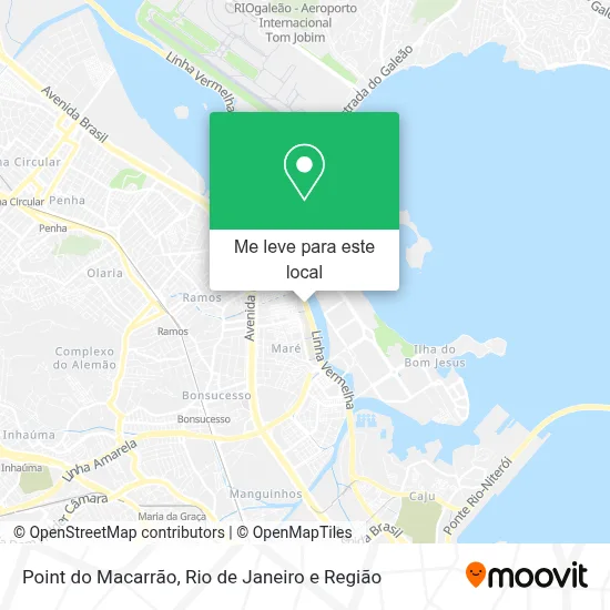 Point do Macarrão mapa