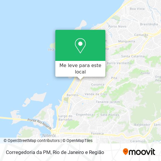 Corregedoria da PM mapa