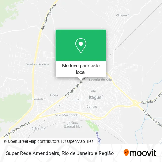 Super Rede Amendoeira mapa