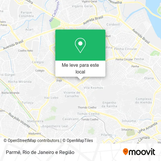 Parmê mapa