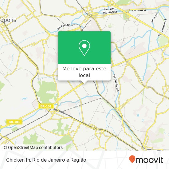 Chicken In mapa