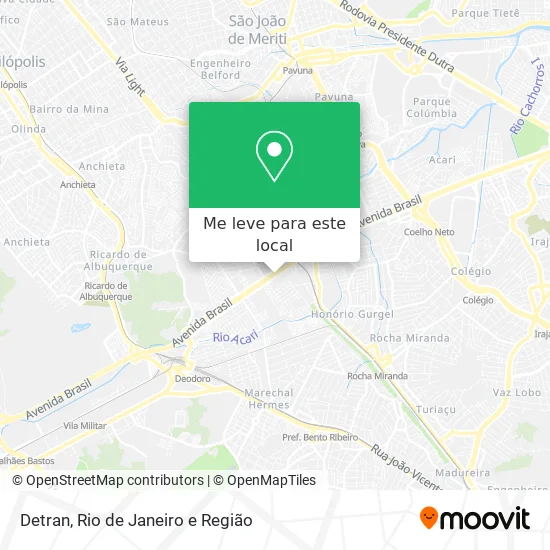 Detran mapa